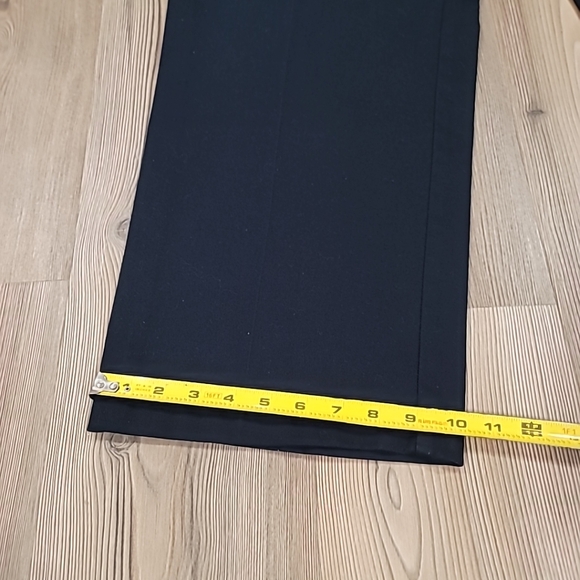 Haggar Dress Pants Mens 44 X 32 Navy Blue Cotton Stretch Classic Fit Formal - Picture 7 of 9